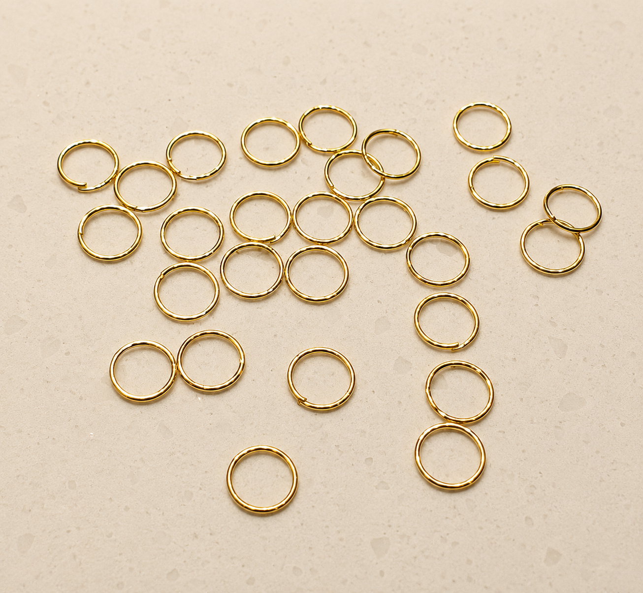 8 mm Golden Jump Ring