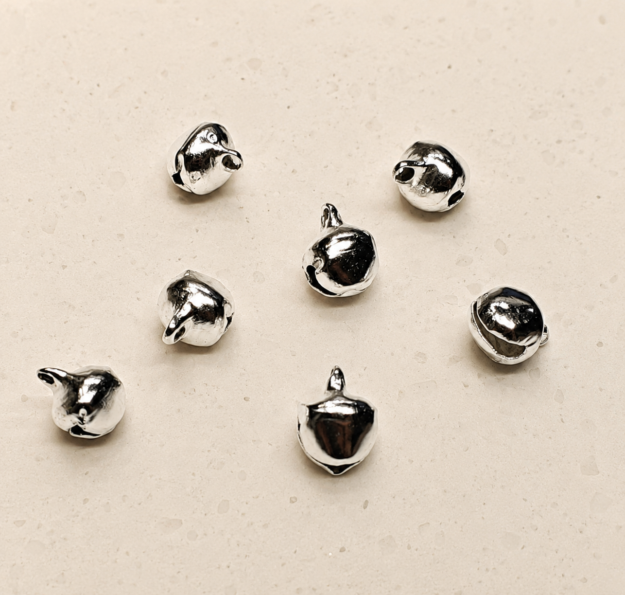 8 mm Silver Ghungroo